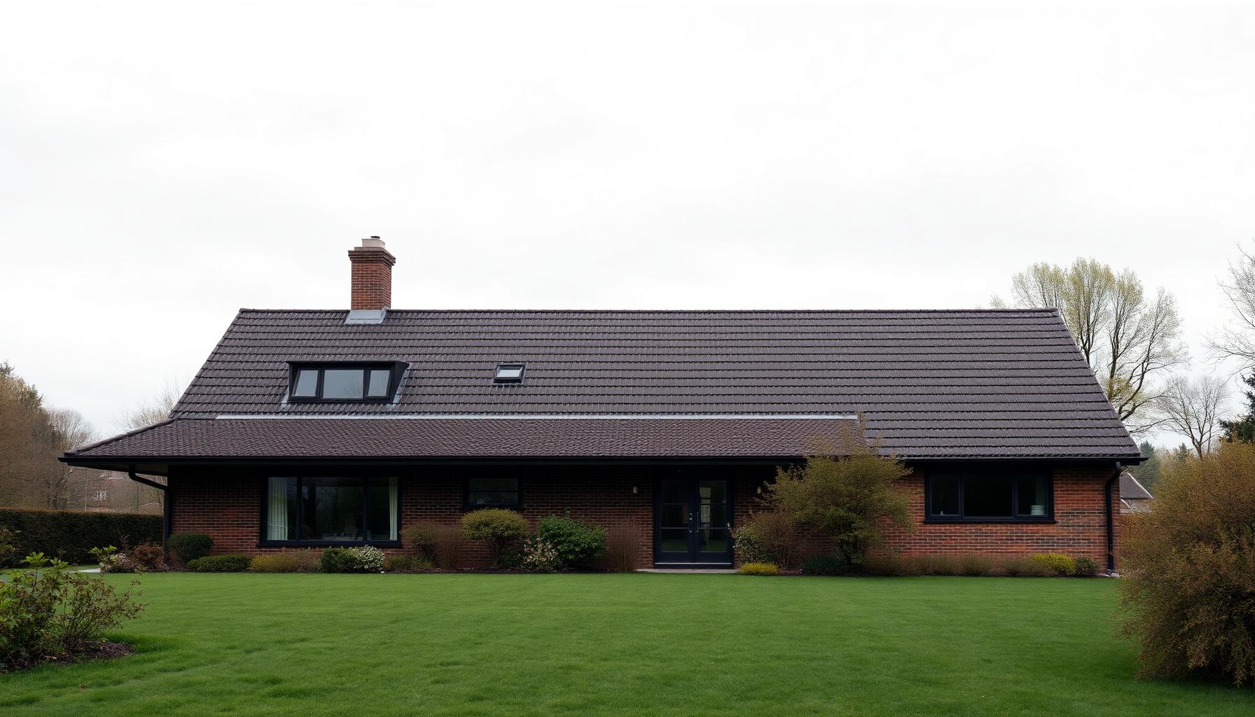 Klassisk västsvensk villa i Borås med skog i bakgrunden